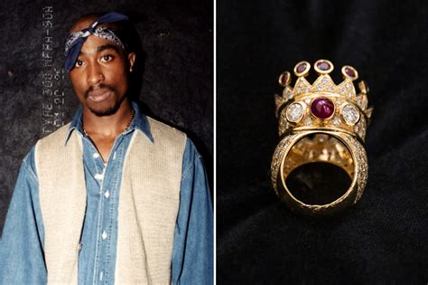 versace ring tupac|tupac ring before death.